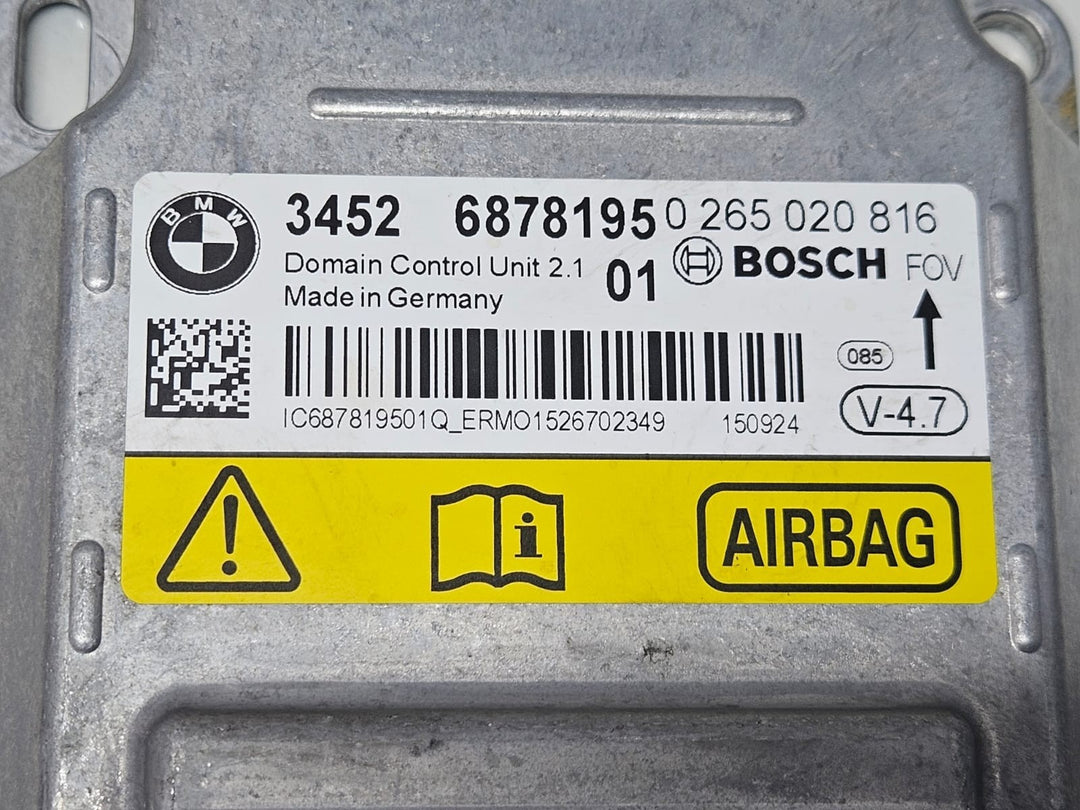 BMW X5 F15 SRS BAG CONTROL MODULE UNIT ICM 6878195 OEM