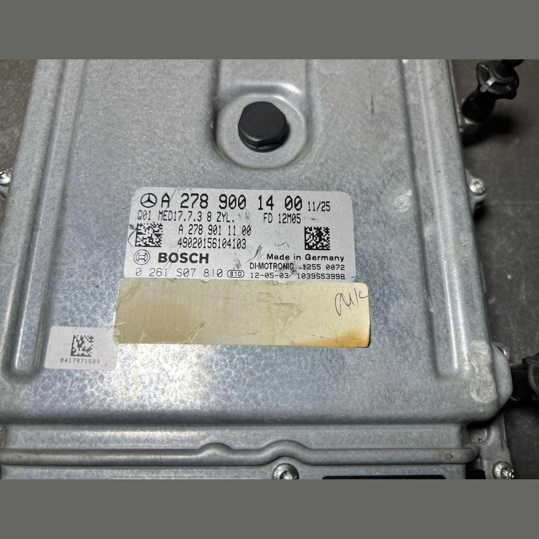 12-18 Mercedes W166 GL450 Engine Control Module Unit ECM ECU A278 9001400 OEM