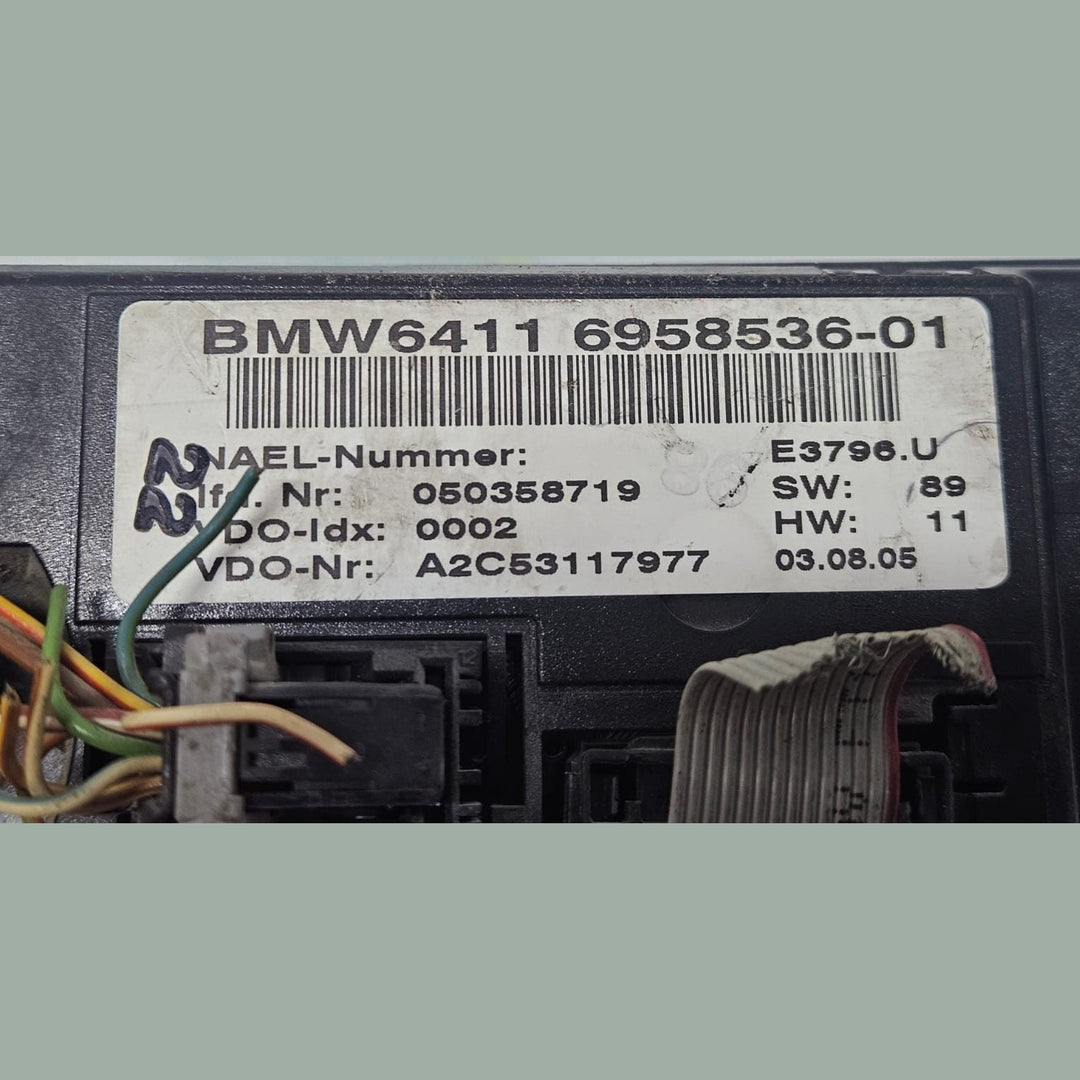 06-13 BMW E90 3ER MITTE ARMATURENBRETT AC HEIZUNG SCHALTER STEUERUNG 6958536 OEM