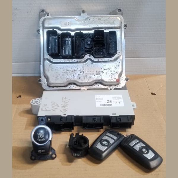 BMW F30 320I N20 ECU DME KIT WITH KEY FEM P/N - 8606306