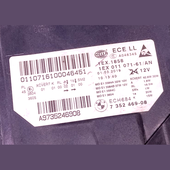 BMW 5 GT F07 2013GT LCI FARO LED ADATTIVO LATO SINISTRO USATO ORIGINALE -...