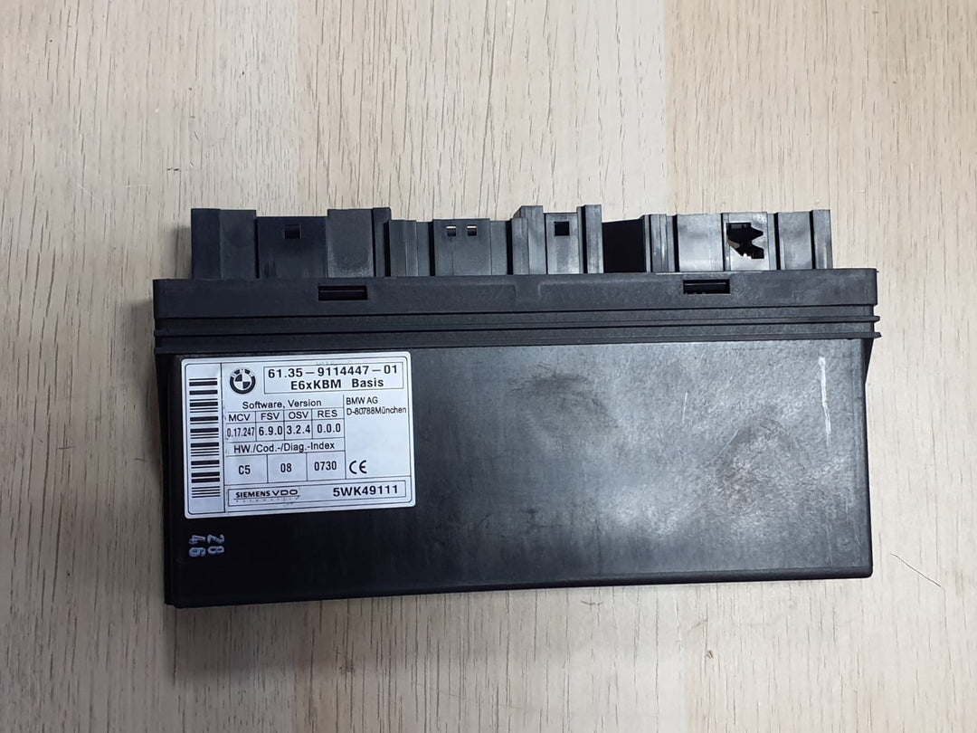 OEM BODY Control Module BCM 2006-07 08 09-2010 BMW M5 E60 E61 M6 E63 E64 9114447