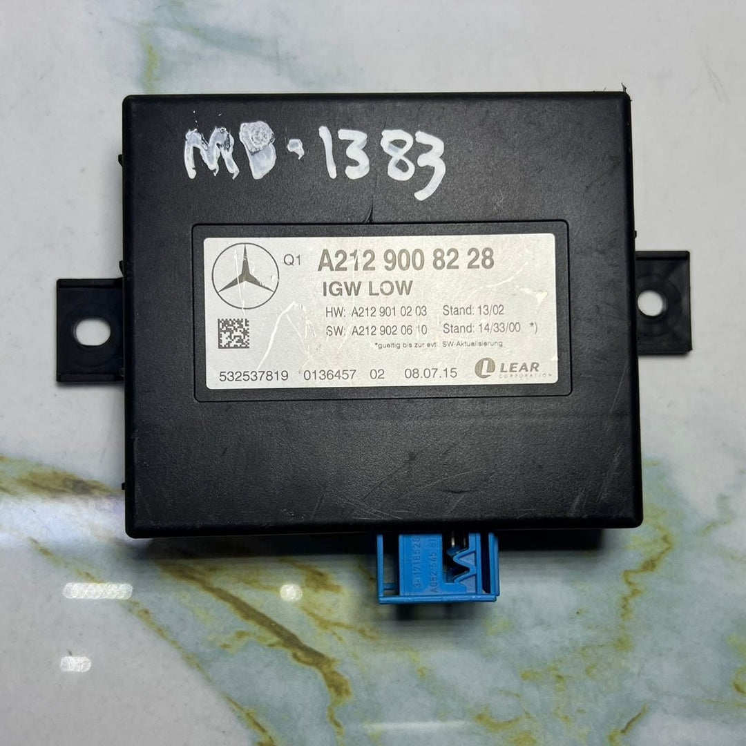 2012-2014 Mercedes CLS63 AMG Chassis Gateway Control Module A2129008228 E-Class 