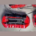 Bild in die Galerieansicht laden, Mercedes-Benz E63 W212 AMG E-Class Front \ Rear Brembo Red Brake Calipers Set