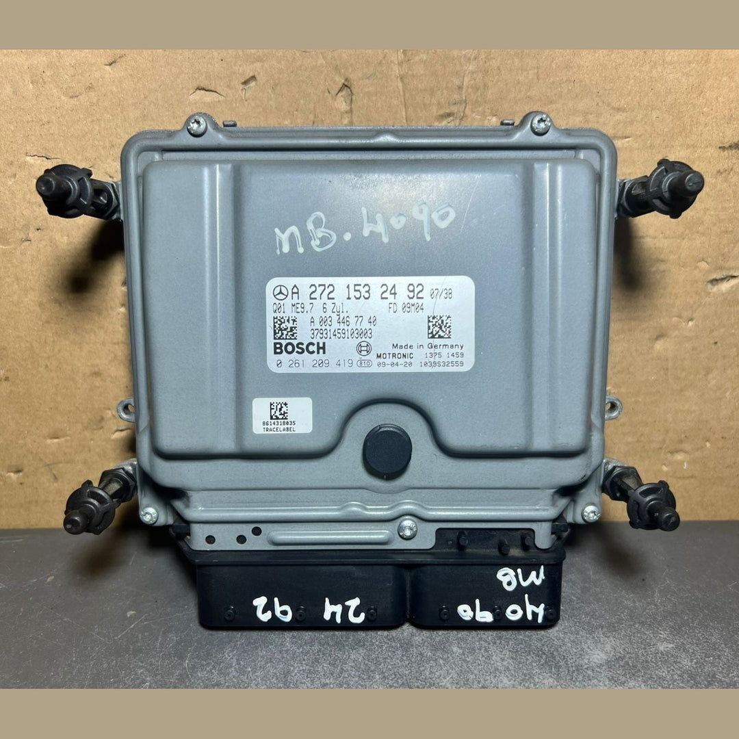 08-12 Mercedes W212 E-Class Engine Control Module Unit ECM ECU A272 1532492 OEM