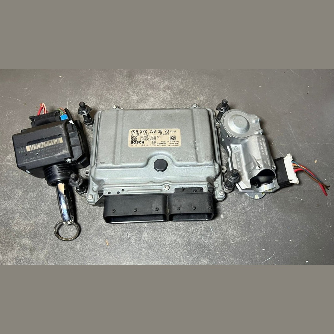 Mercedes W211 ECU Engine Control Module Ignition Key Switch Set A272 1533279 OEM
