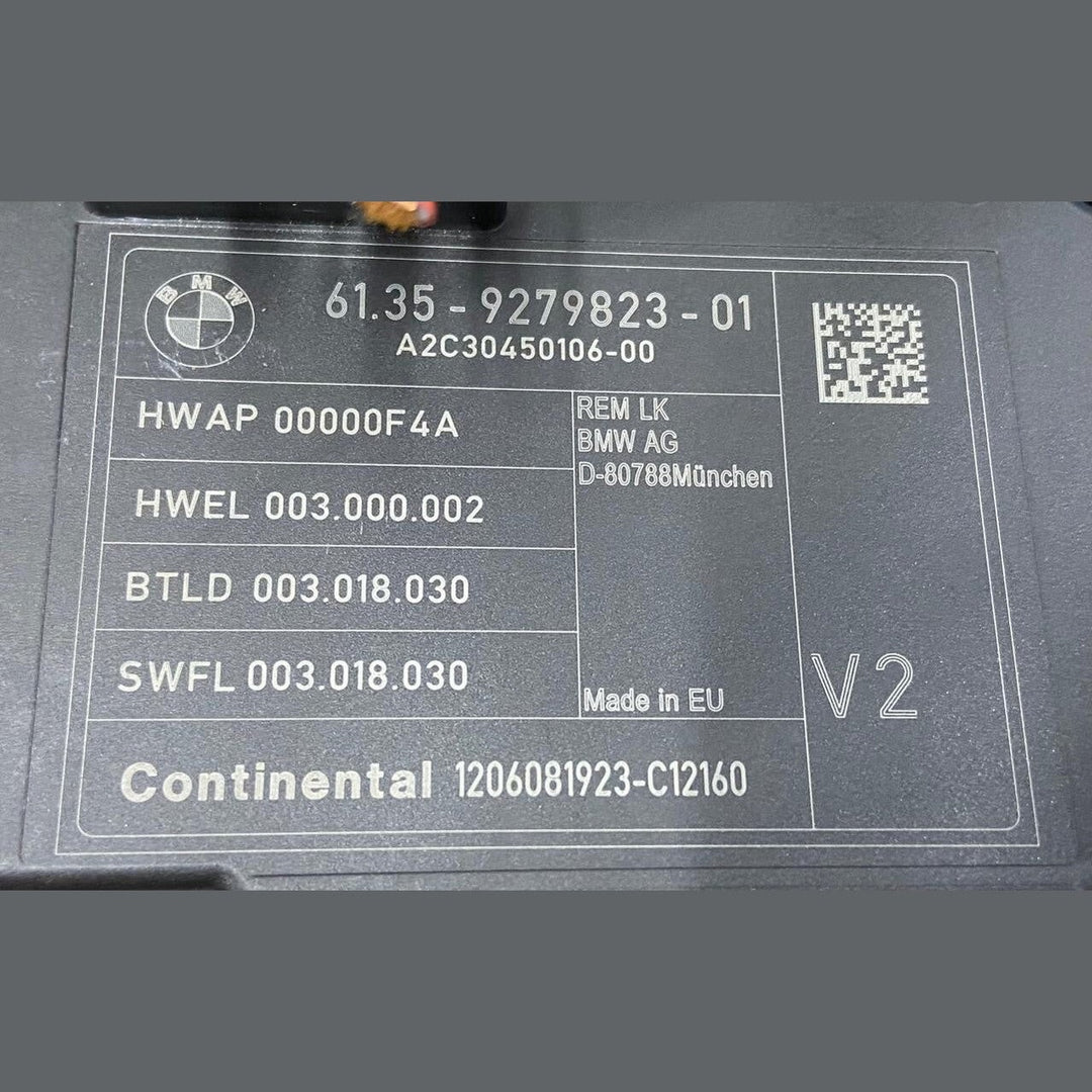 OEM BMW F20 F21 F30 F31 REM Rear Electronic Module Fuse Box Control Unit 9279823