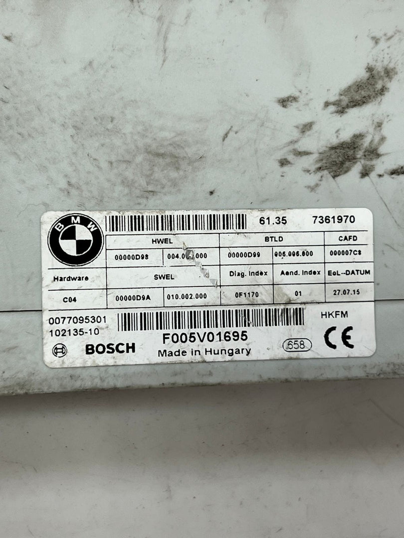2011-16 BMW 528i 535i 550i F10 F11 F13 Trunk Lid Lift Control Module 7361970 OEM
