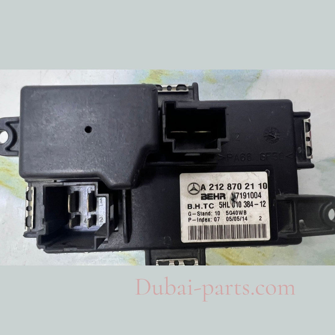 2012-2015 Mercedes-Benz C250 Blower Motor Regulator A2128702110 C350, C300,