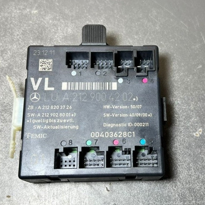 Mercedes-Benz W212 E-Class Front Left Side Door Control Module A212 9004202 OEM