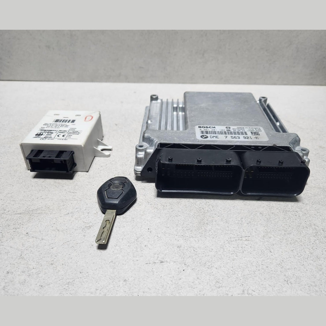 BMW N46 E46 Engine Control Unit DME ECU Set 7563921 OEM
