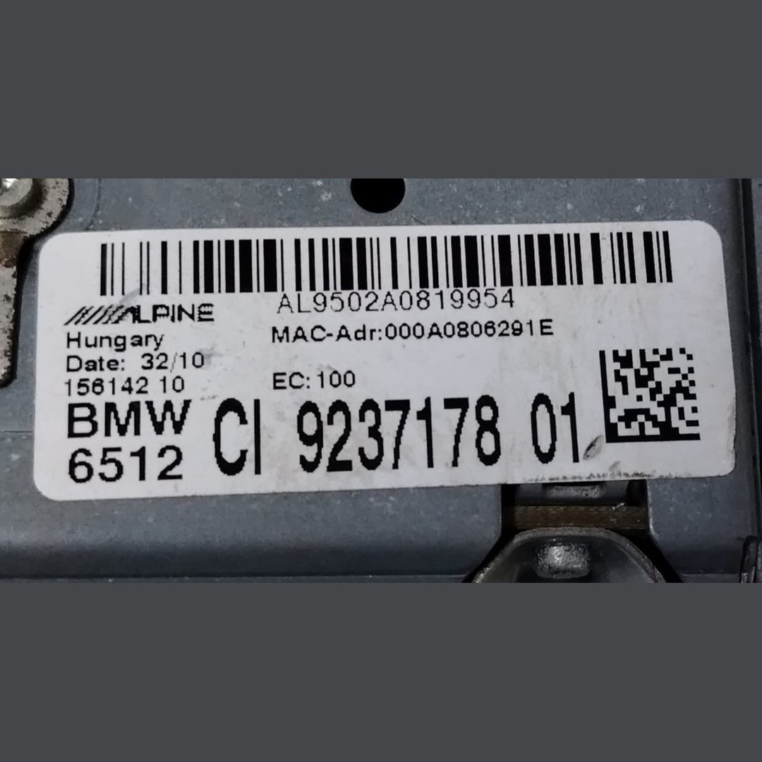 OEM BMW F10 F12 F01 F02 CIC RADIO NAVIGATION CD PLAYER HEADUNIT 9237178
