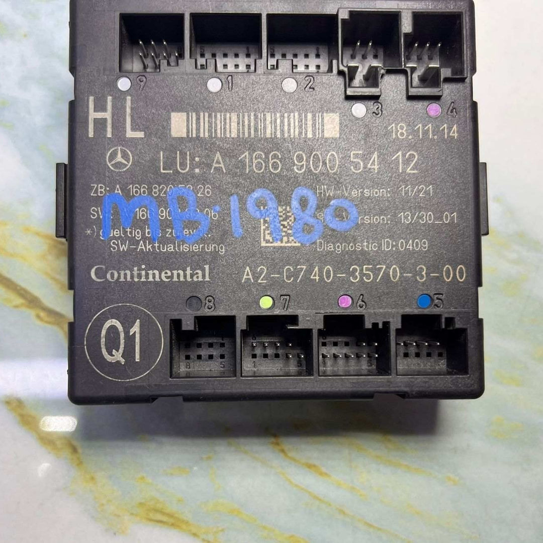 2014-2016 Mercedes-Benz GL450 Door Control Module A 1669005412 GL450 and ML-Clas