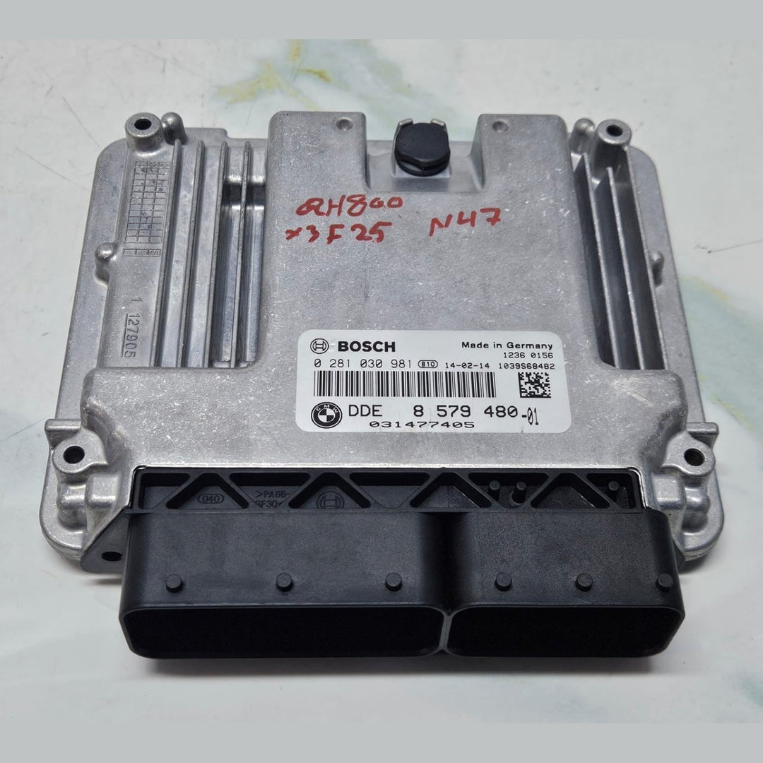 BMW X3 F25 N47 ENGINE CONTROL UNIT DDE 8579480 SET OEM