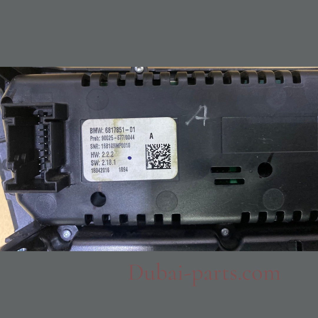 2017-2018 BMW X6 F16 Air Conditioning And Radio Control 6817851