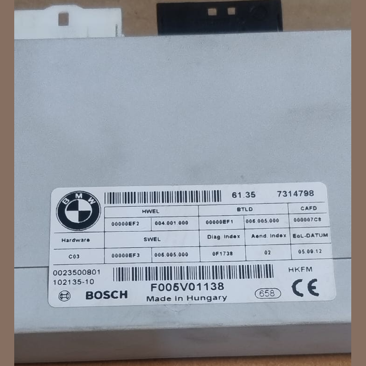 BMW F45 F46 F31 F36 F15 F16 TAILGATE BOOT TRUNK LIFT CONTROL MODULE 7314798