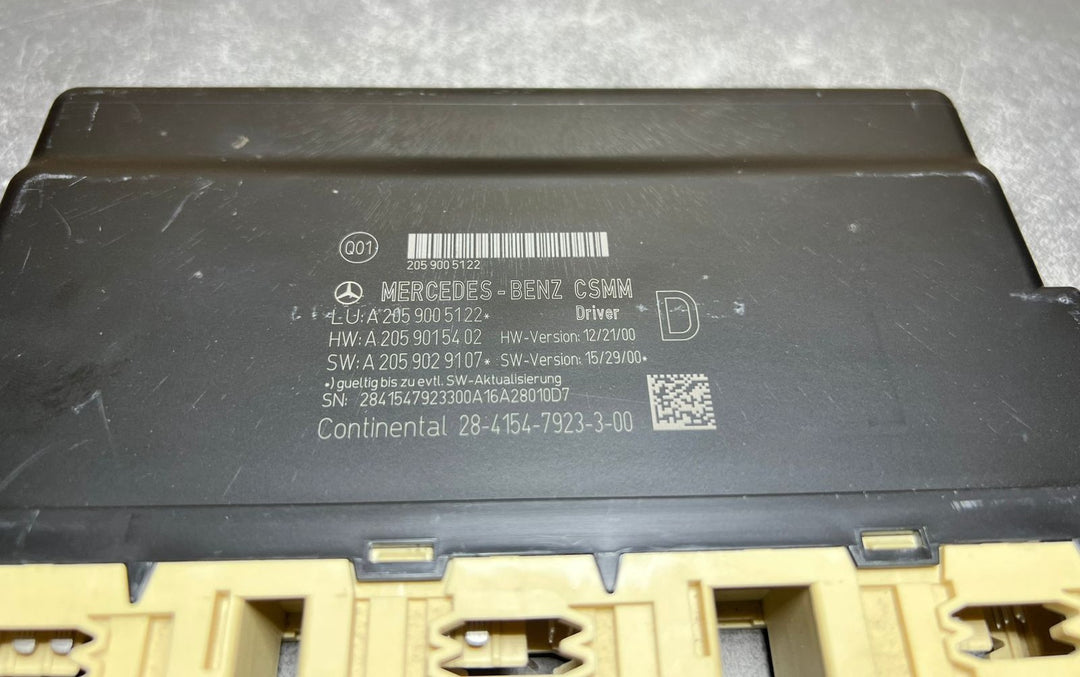 14-18 Mercedes W205 C-Class Front Driver Seat Control Module A205 9005122 OEM