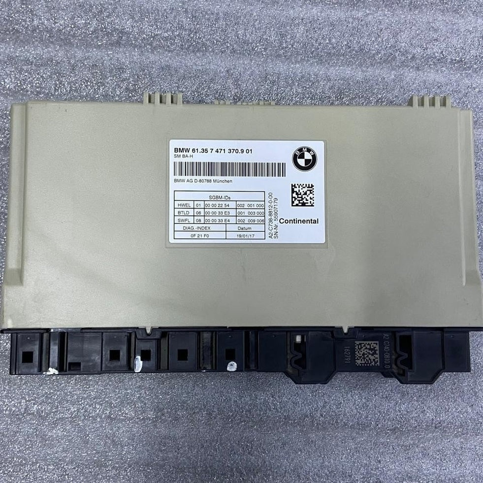 OEM Front Memory Seat Control Module BMW G30 G31 G32 G11 G12 7471370