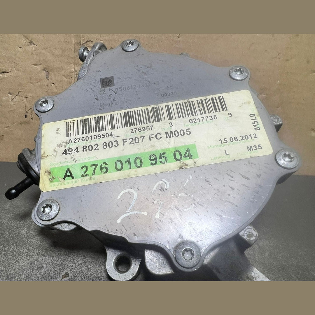 2012 Mercedes-Benz W207 E-Class OM276 Cylinder Head Vacuum Pump A276 2300065 OEM