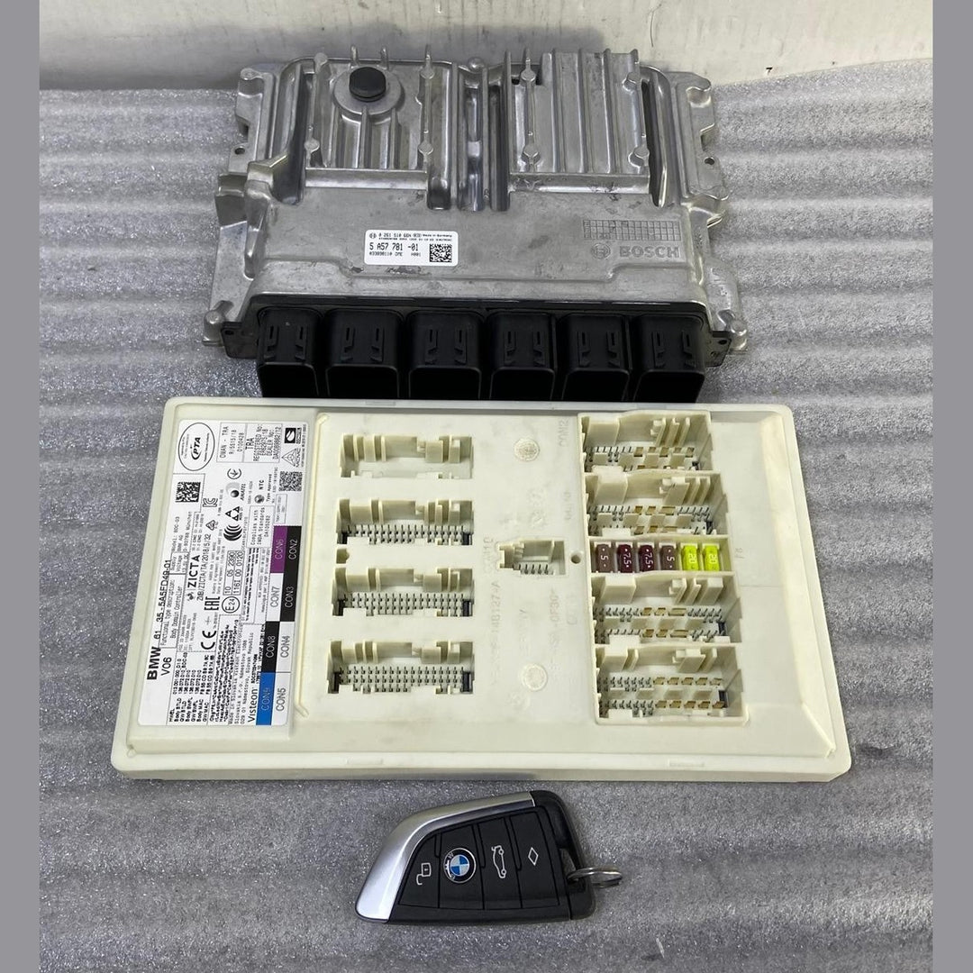 OEM BMW F40 M135i B48 Engine Control Unit ECU KIT DME 5A57781 BDC Key Automatic
