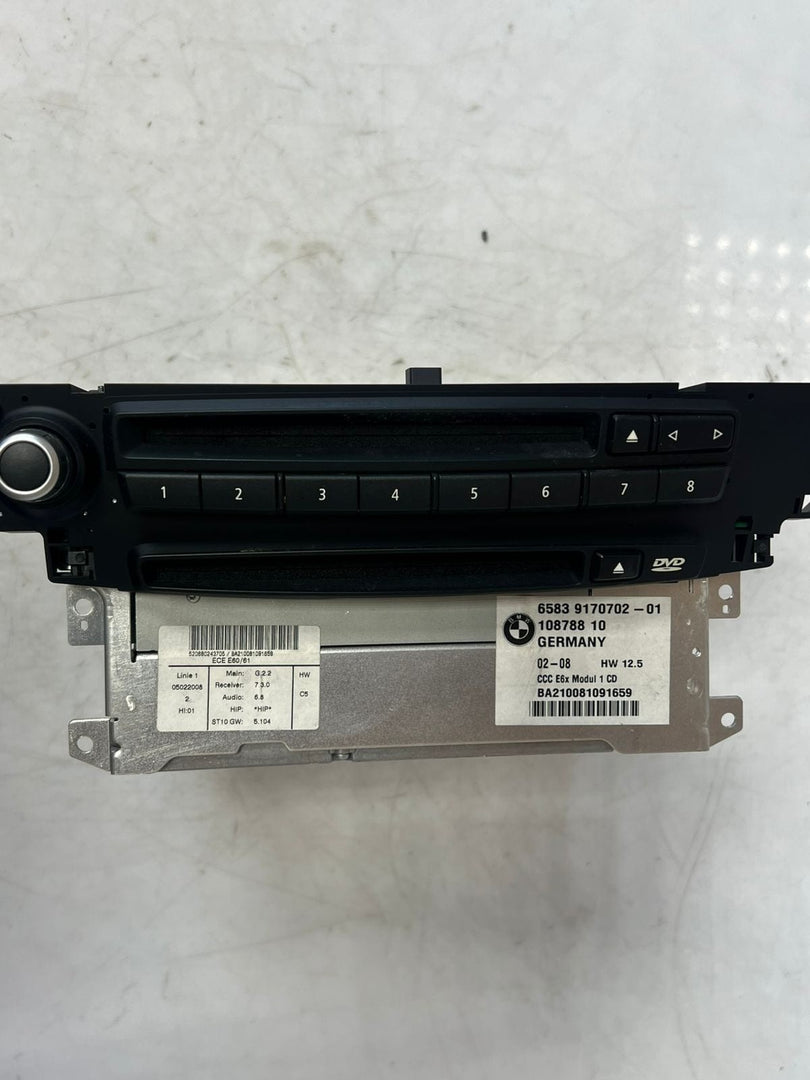 BMW 5 Series E60 E61 LCI CCC Sat Navigation Head Unit 9170702 OEM