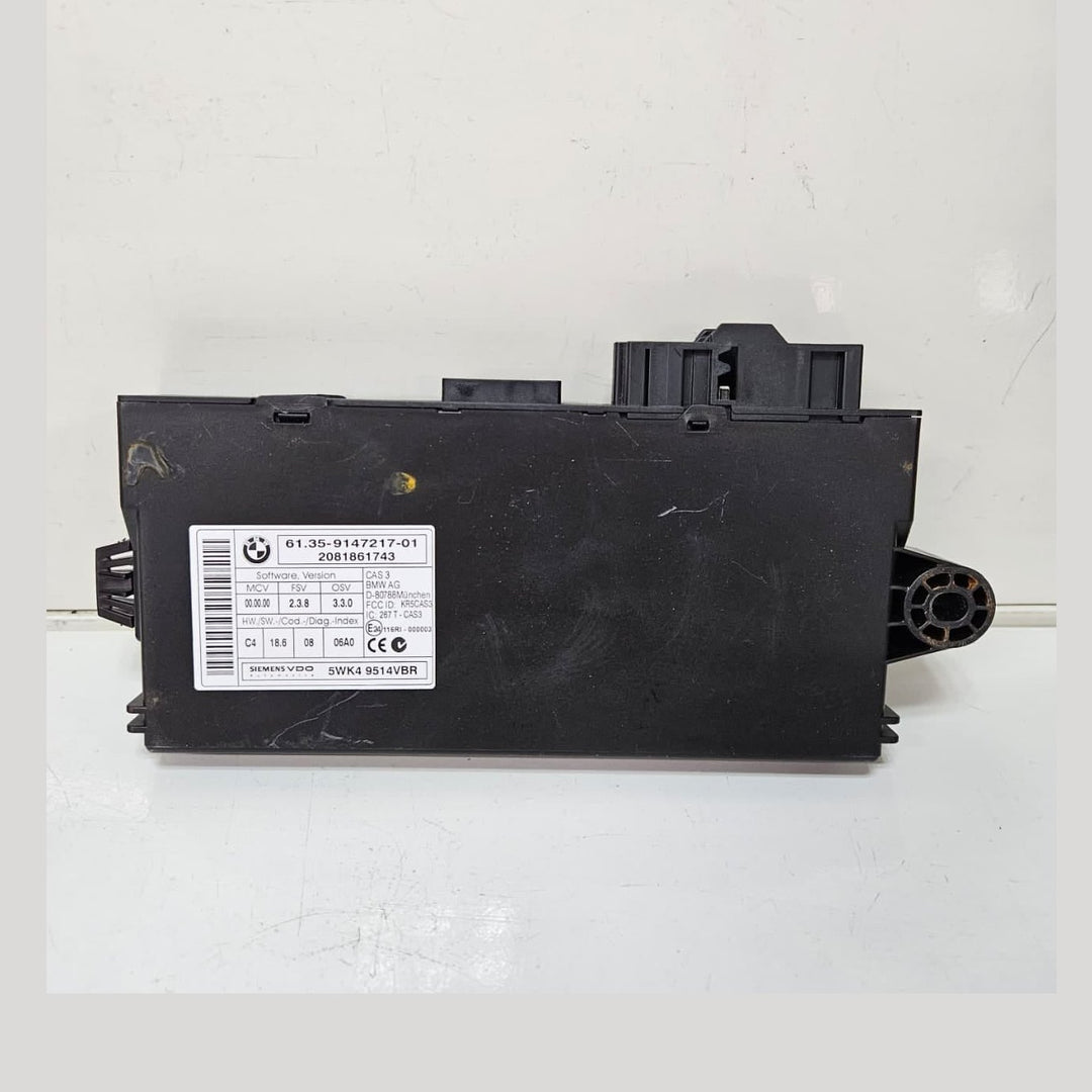 7587164-2007-2008 BMW 328i N52 Engine Control Module MSV80 Siemens DME Key Set