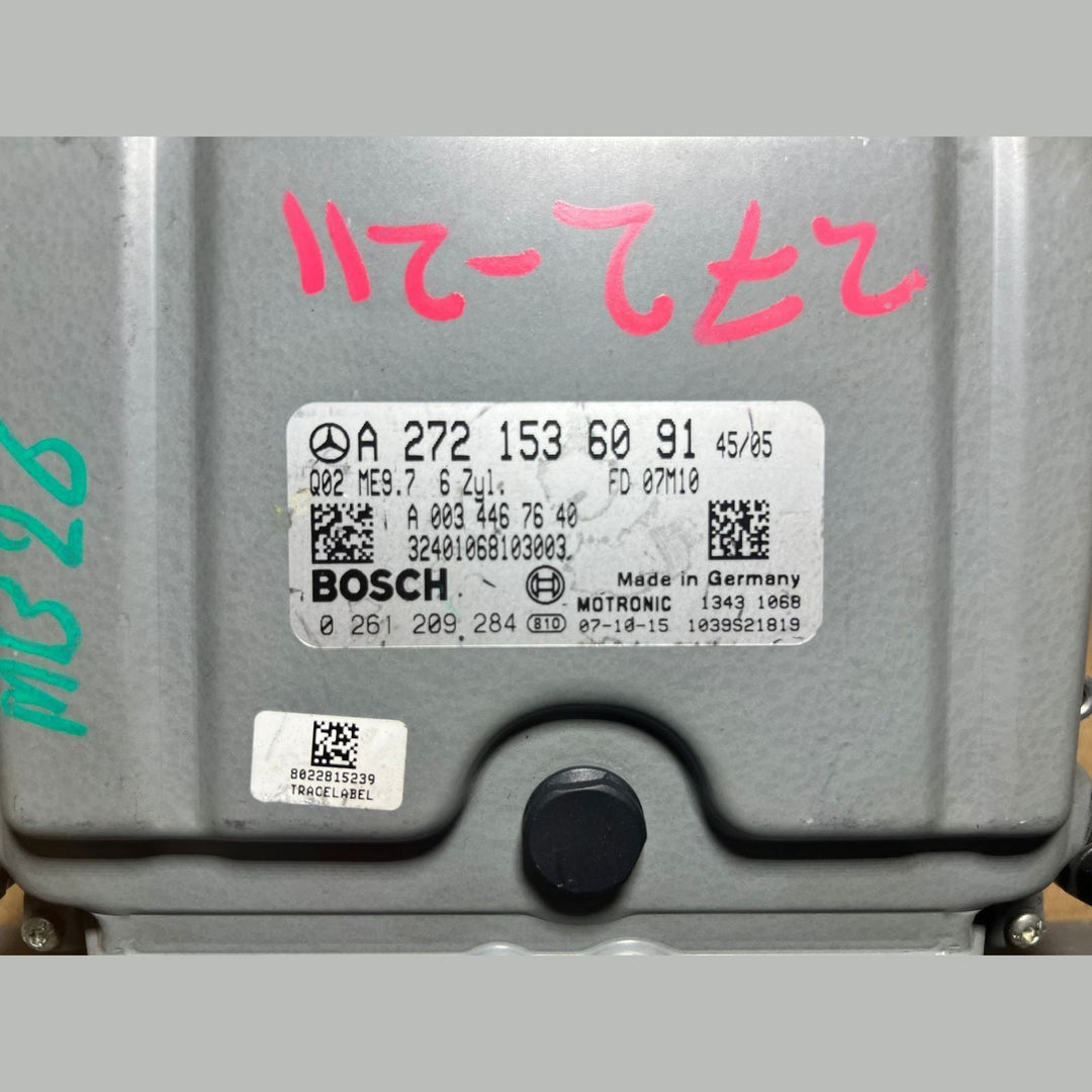 04-09 Mercedes W211 E-Klasse Motorsteuergerät Gerät ECM ECU A272 1536091 OEM