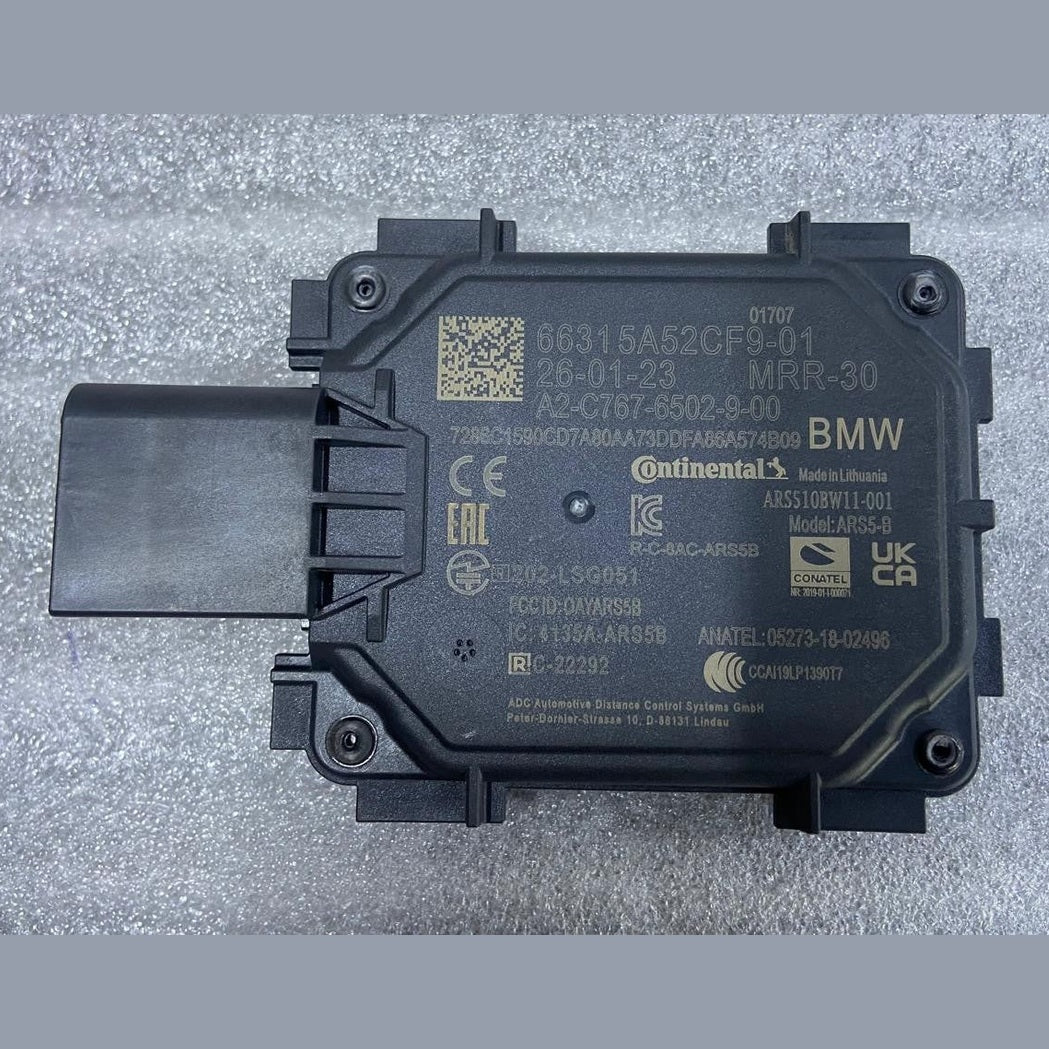 OEM BMW U11 G60 G70 FRONT CRUISE RADAR SENSOR 5A52CF9 CONTINENTAL 