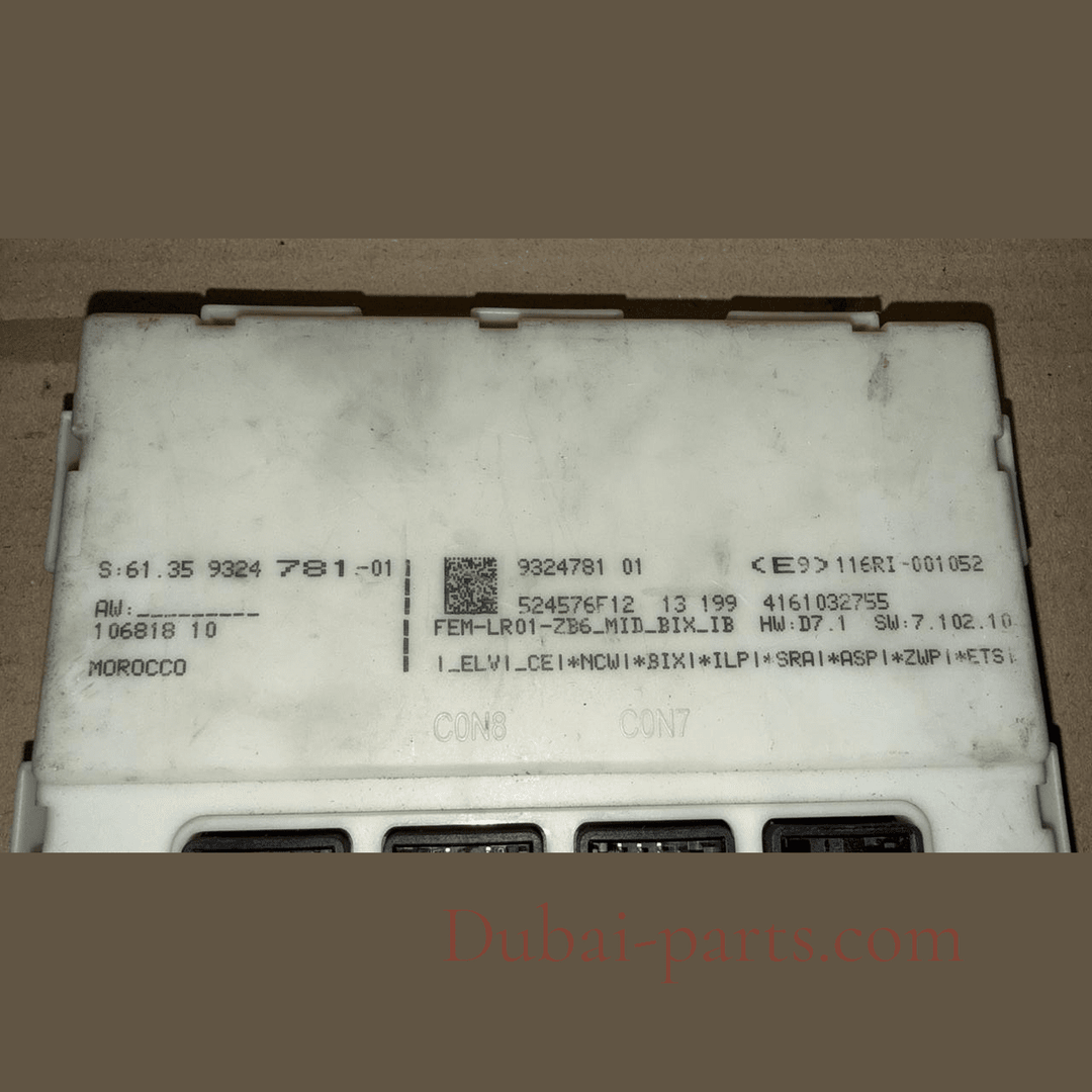 BMW FEM BODY DOMAIN CONTROL UNIT N13 F20 116i 2012 RHD - 9324781