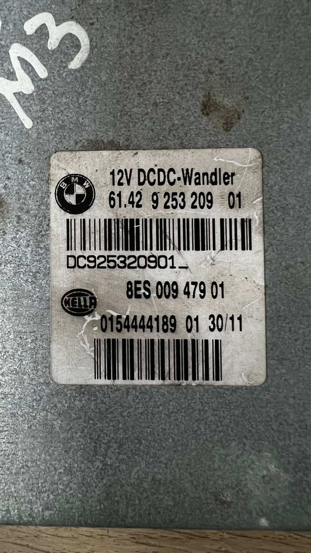 2008-2013 BMW M3 Dc/Dc Torque Converter Module 9253209 E82 E87 E90 E91 E92 E93