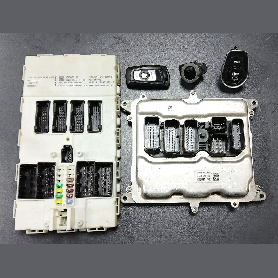BMW 116i 2014 F20 N13 ENGINE CONTROL ECU UNIT KIT DME 8625241