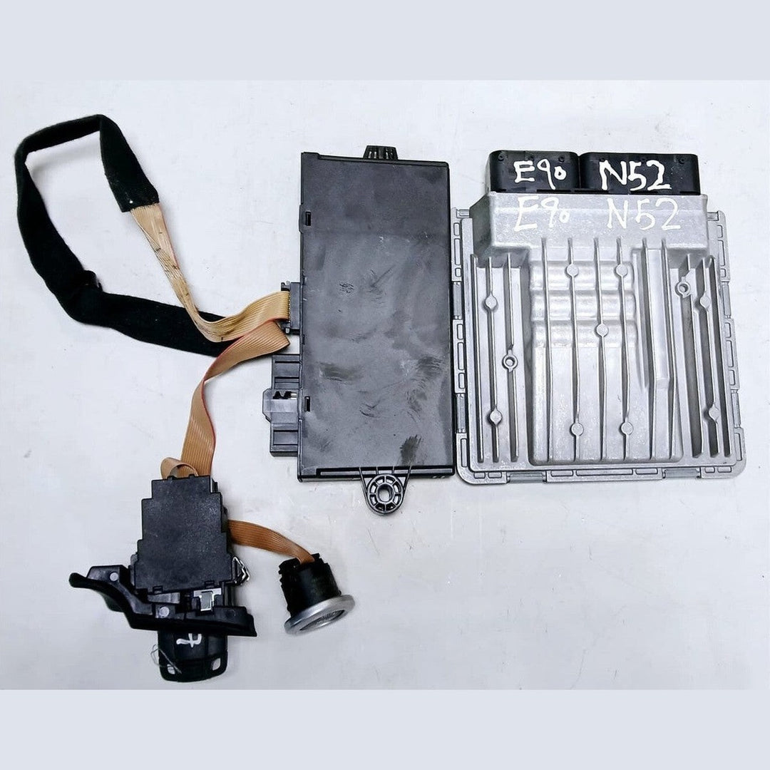 BMW 325i E91 2007 N52N ENGINE CONTROL ECU UNIT KIT DME 7576297