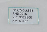 Bild in die Galerieansicht laden, 6801276-2015-2019 BMW 750i G11 G12 RHD Climate Control Panel OEM