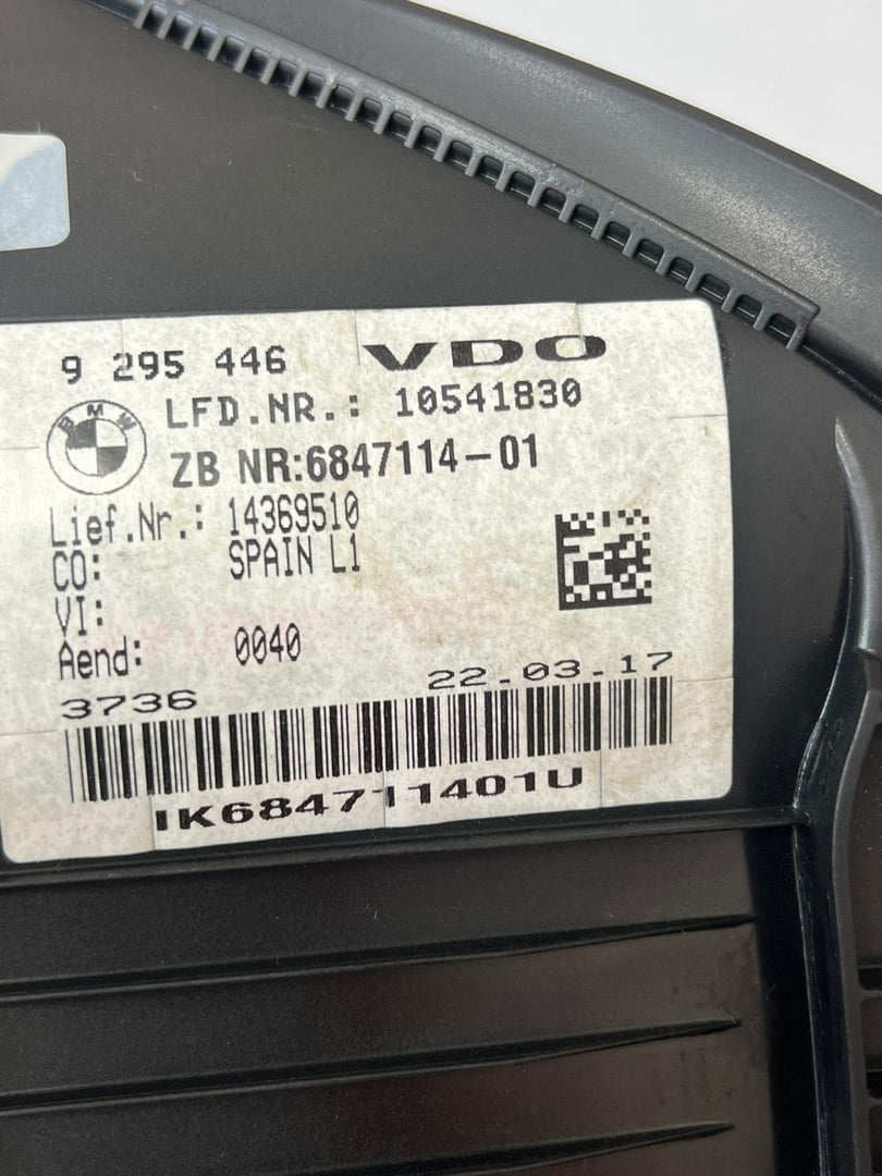 2015-2020 BMW 220i F45 F46 X1 F48 F49 Instrument Cluster Speedometer 6847114