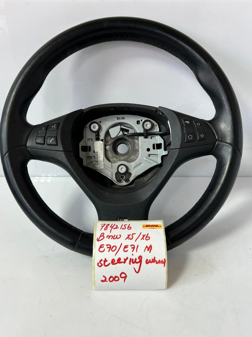2010-2012 BMW X5 E70 X6 E71 M Sport Multifunction Steering Wheel 7842156 OEM
