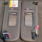 Load image into Gallery viewer, BMW G11 7 SERIES SUN VISOR SET WITH VANITY MIRROR OEM VIN  B314963