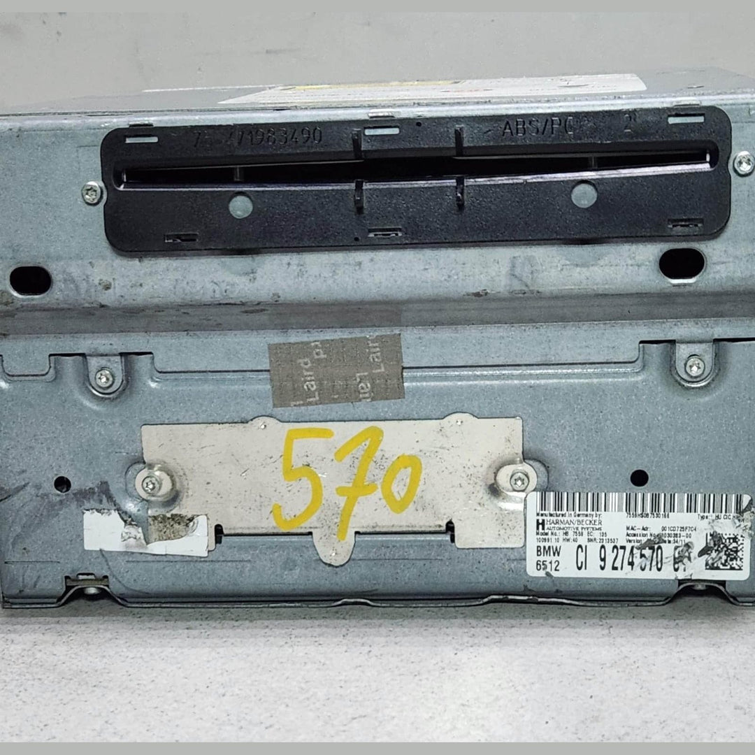 BMW Navigation Head Unit Gps Cic 9274570 5 Series F10 F11 and 6 Series F06 OEM