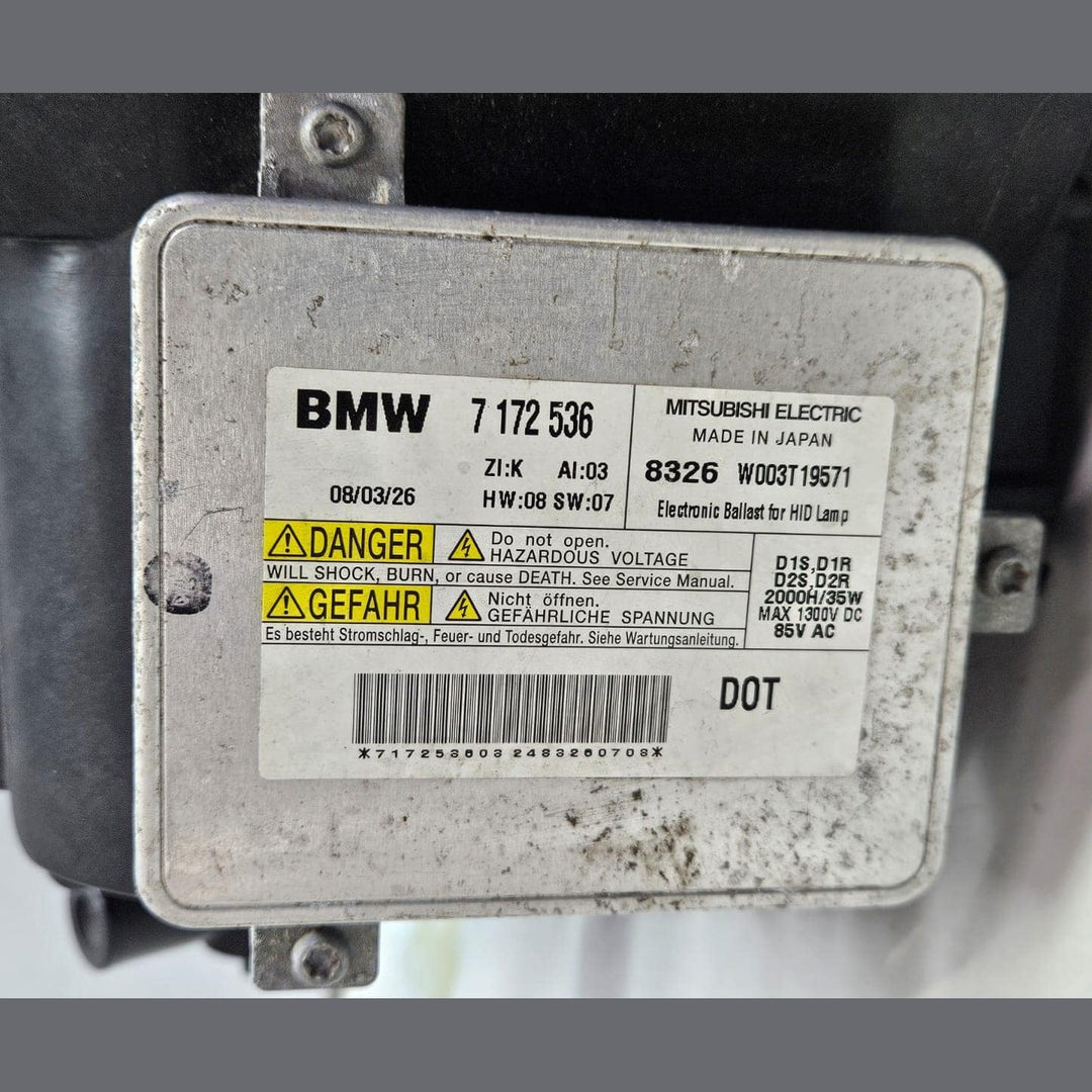 BMW 3 Series E90 E91 LCI Bi-Xenon Headlight Front Left Side ECE 7202585 OEM