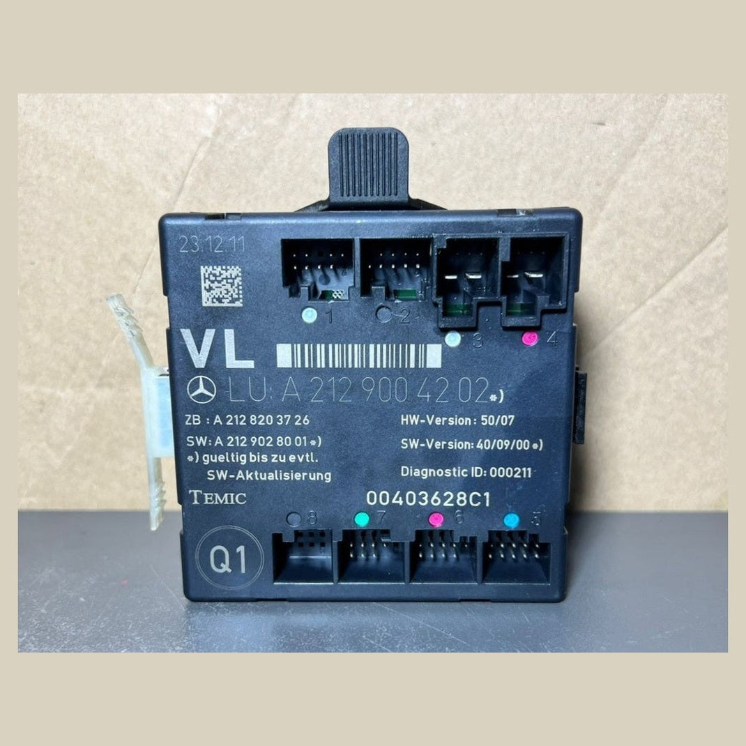 Mercedes-Benz W212 E-Class Front Left Side Door Control Module A212 9004202 OEM