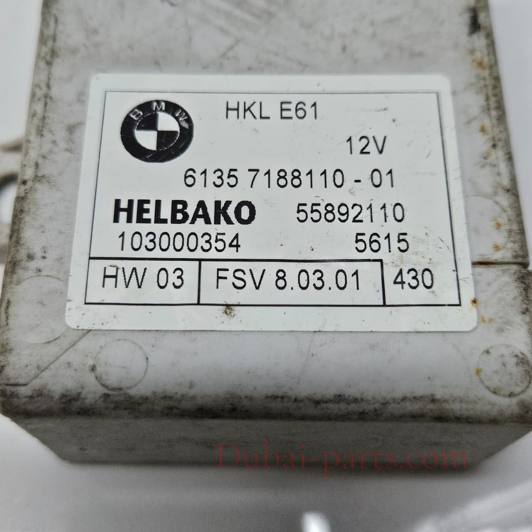 06-08 BMW 750i E65 E66 Kofferraumdeckel Heckklappe Steuergerät 7188110 BMW...