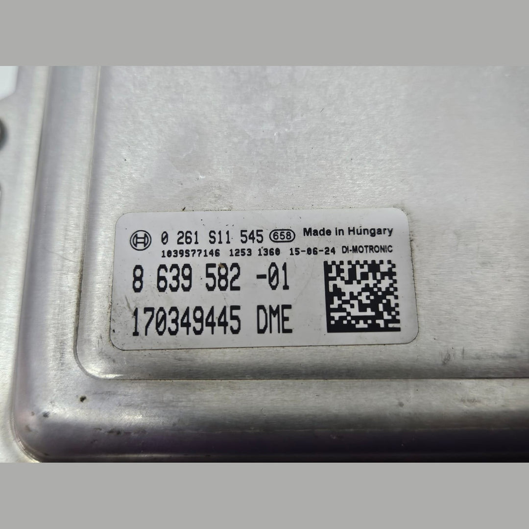 8639582-2014 BMW X5 F15 N55 RHD Engine Control Unit DME Set OEM