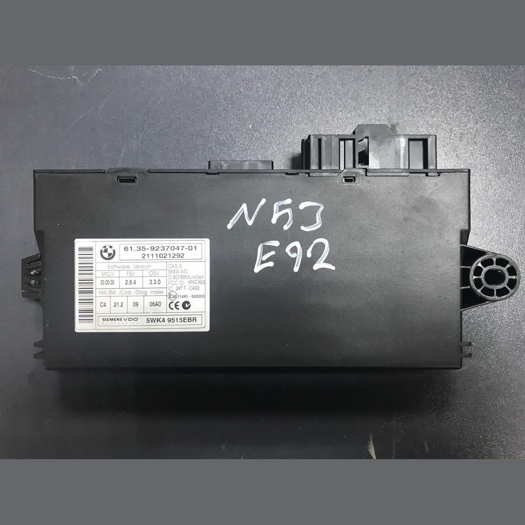 BMW  325i 330i 2005 - 2010 E92 N53 ENGINE CONTROL ECU UNIT SET DME MSD81 7612455
