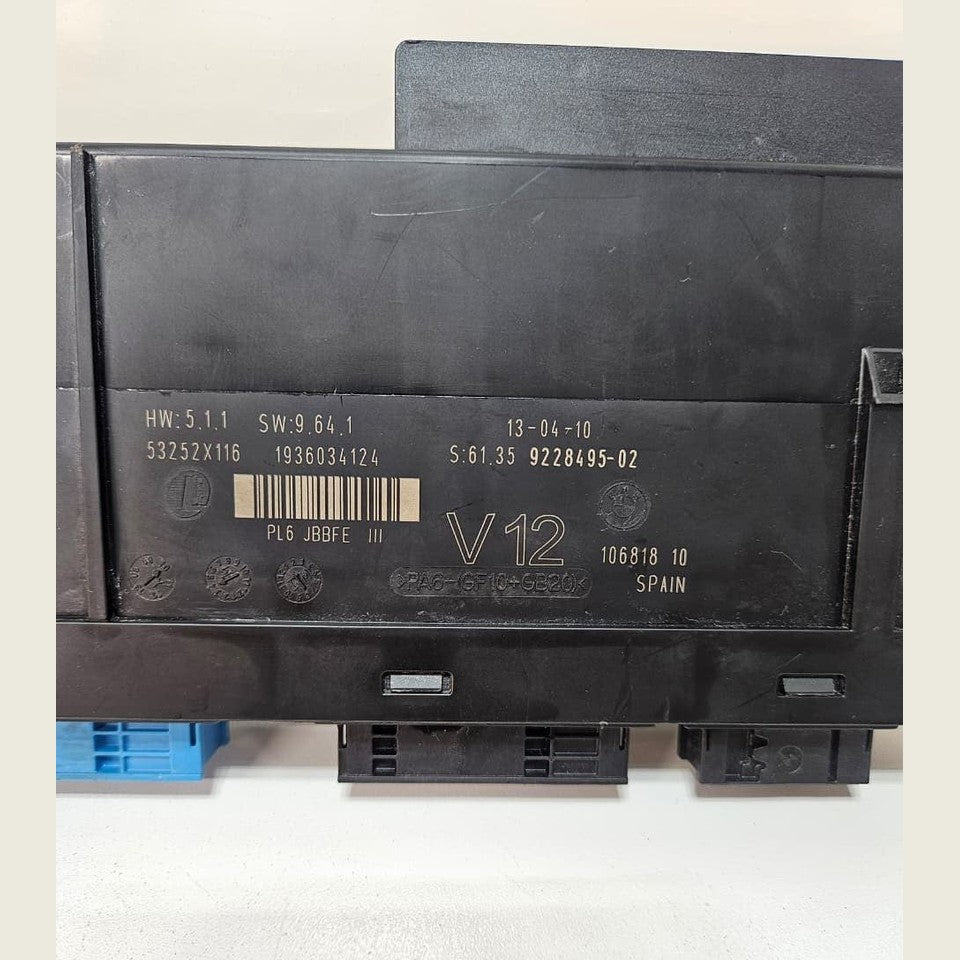 2011-2016 BMW 528i 535i Body Control Module Junction Box V12 9228495 OEM
