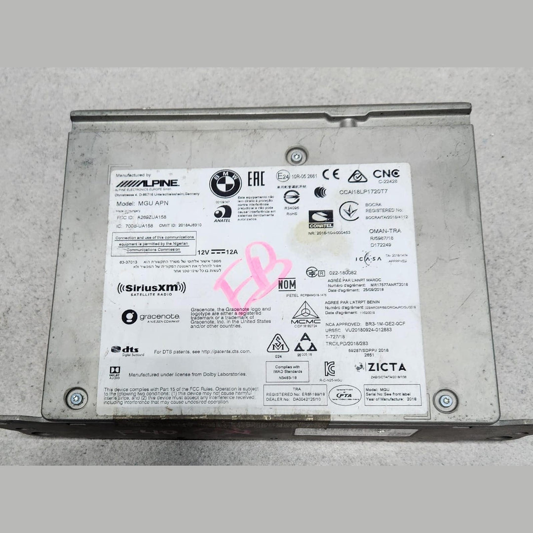 BMW Radio Navigation Module 5A2C080 F40 F44 G20 G21 G28 G30 G31 G32 G11 MGU APN