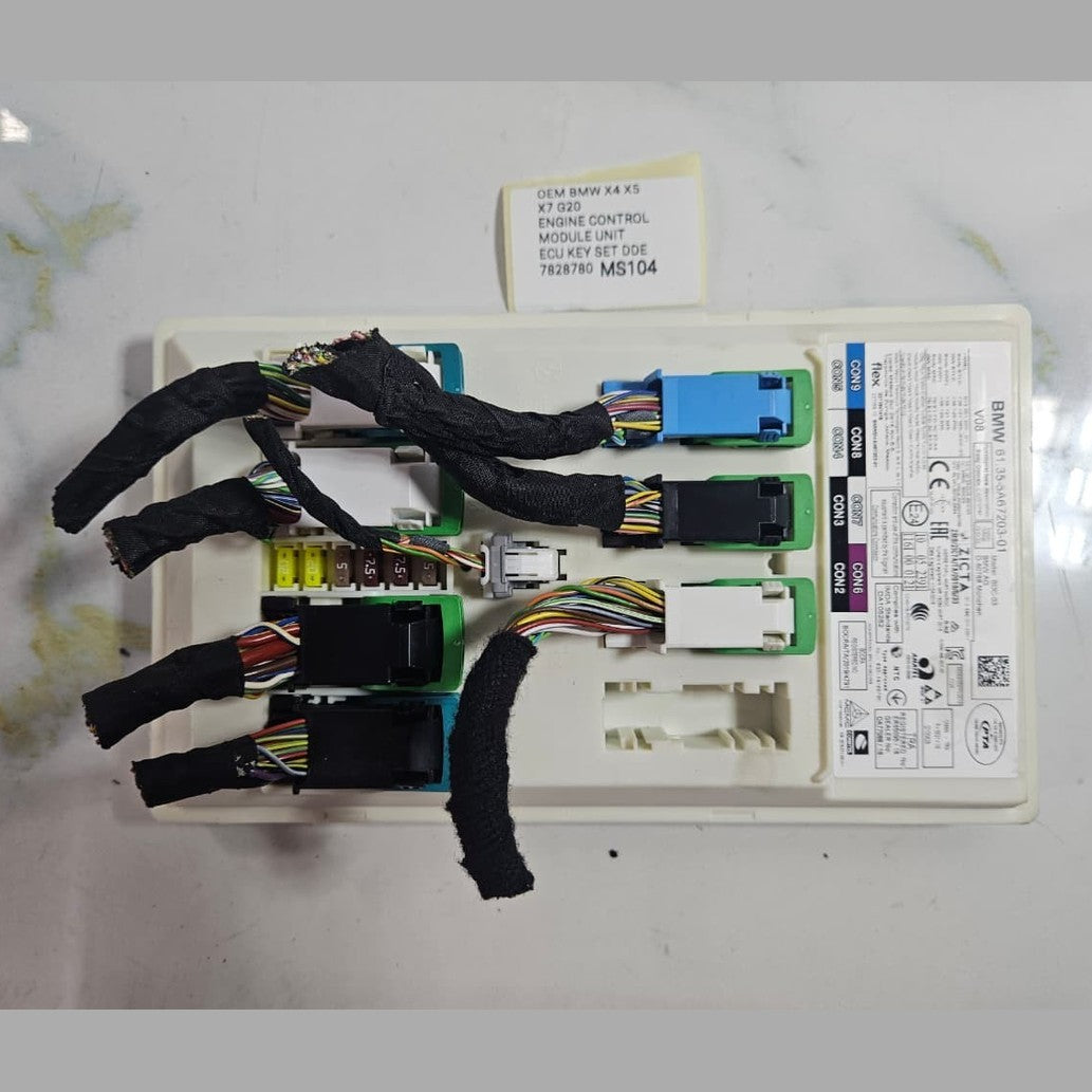 OEM BMW G07 BMW X7 30dX MAY 2022 ENGINE CONTROL ECU KIT DDE BOSCH 7828780 RHD