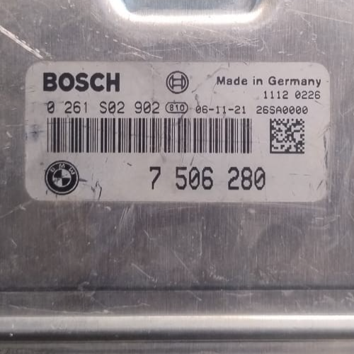 BMW 7 SERIES E65 E66 760i 760Li ENGINE CONTROL UNIT ECU ONLY - 7506280