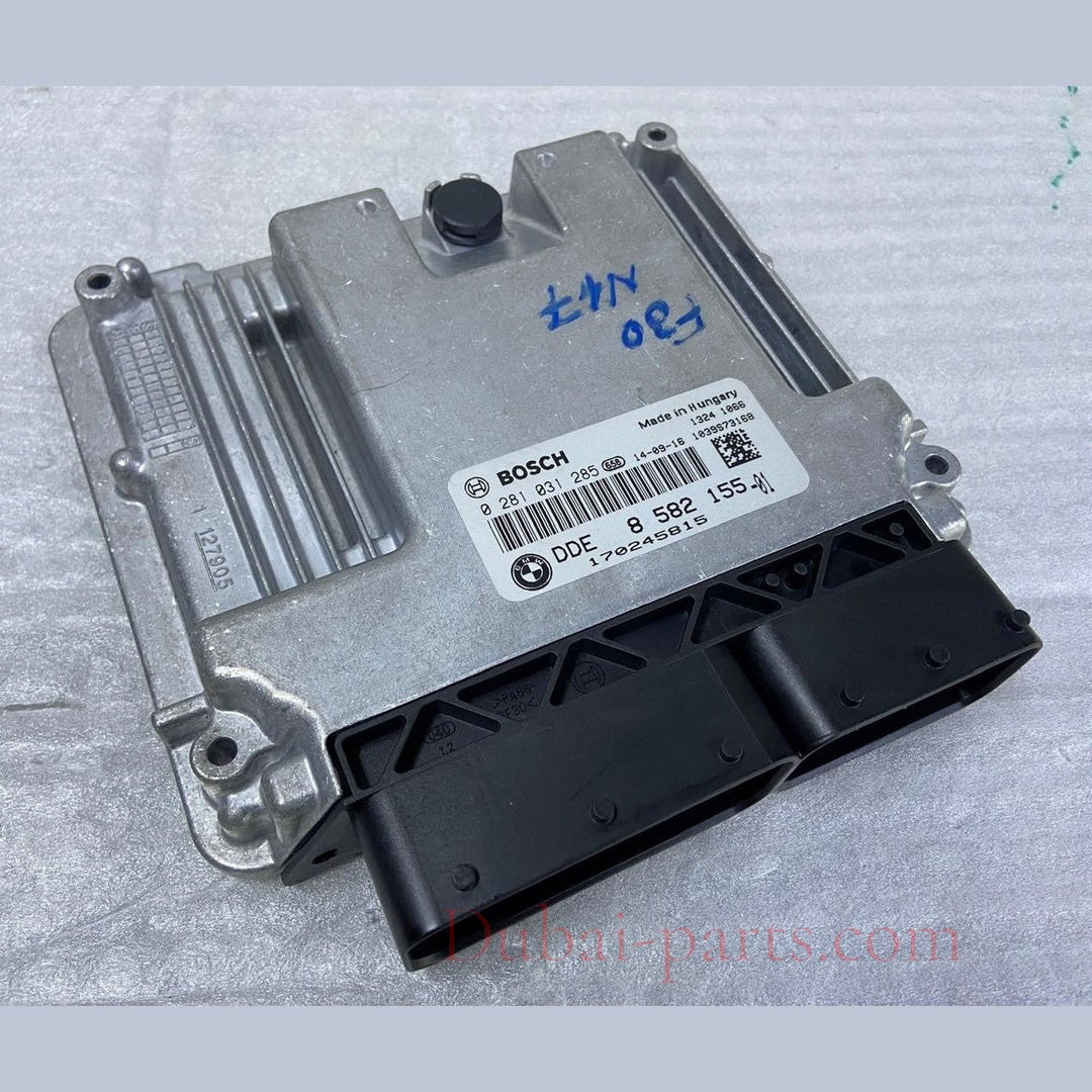 OEM BMW 320d F30 N47 ENGINE CONTROL UNIT ECU SET DDE 8582155 BOSCH