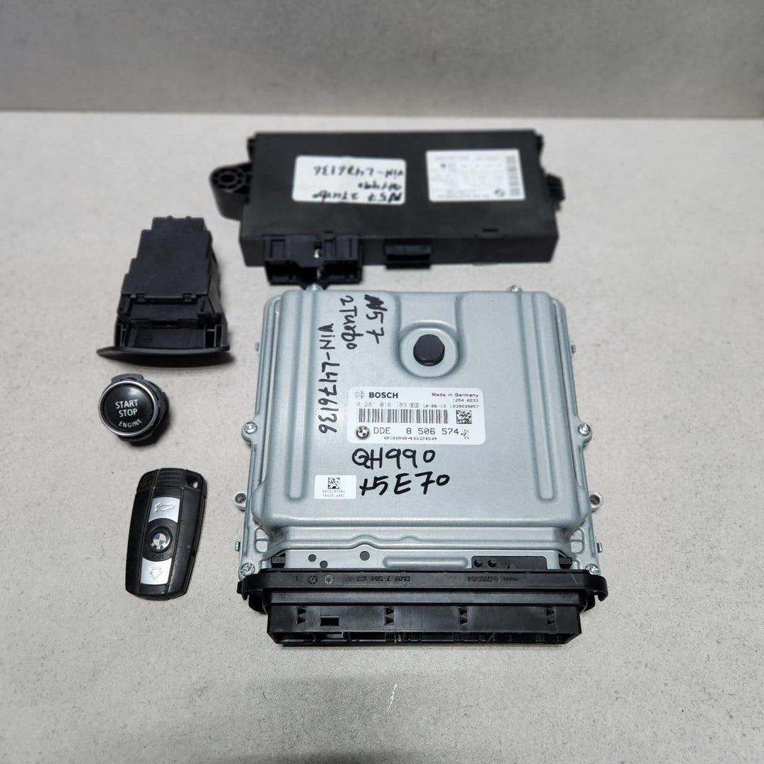 BMW Engine Control Unit 8506574 X5 E70 4.0D E70 N57 D5 TWIN TURBO ECU SET 