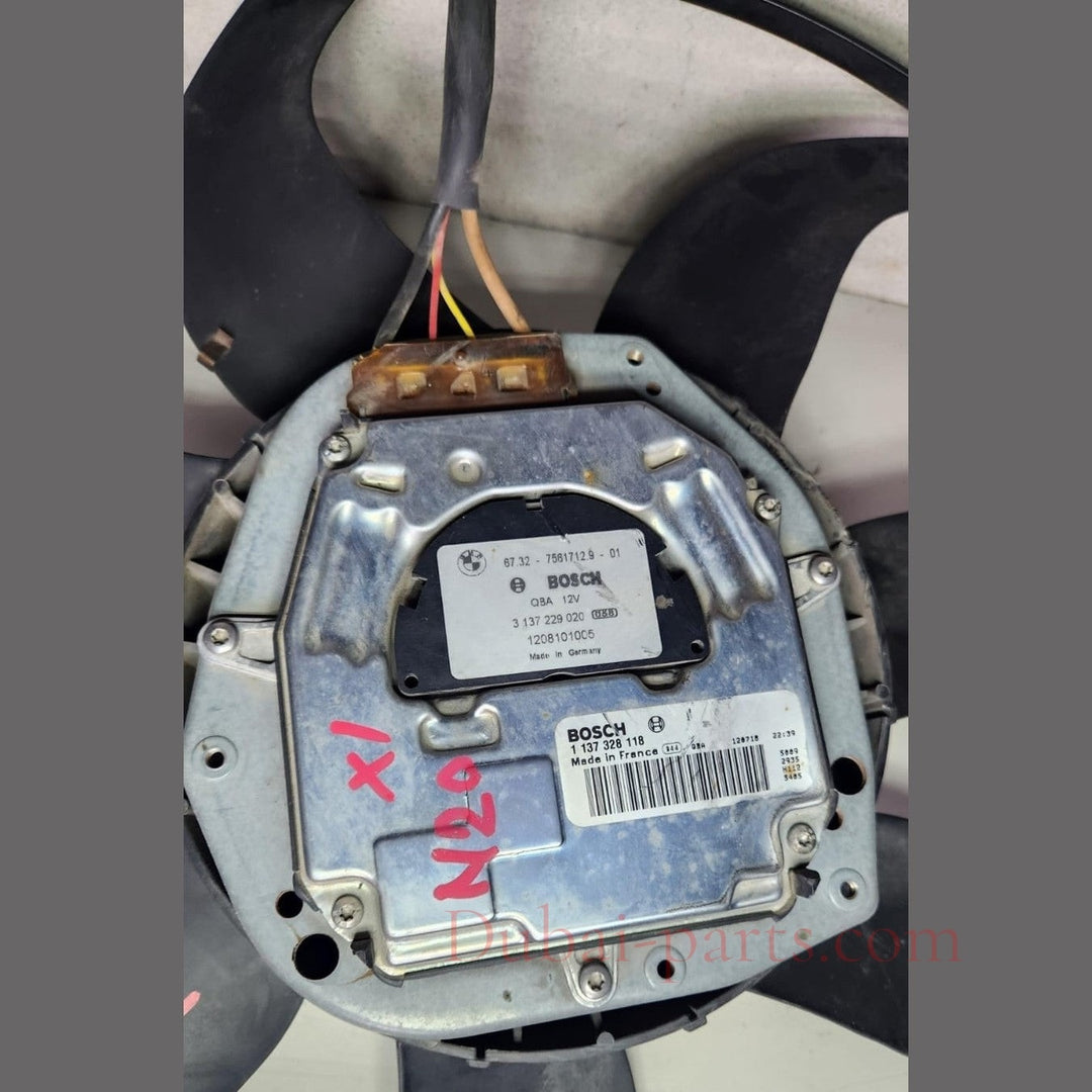 2009-2016 BMW X1 E84 Radiator Cooling Fan Motor 7561712 E90 E92 E93 335i 335xi 