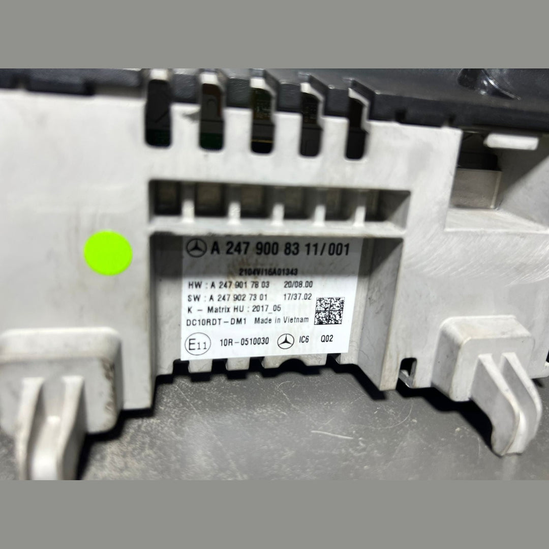 Mercedes W247 Digital Speedometer Instrument Cluster Display Screen A247 9008311
